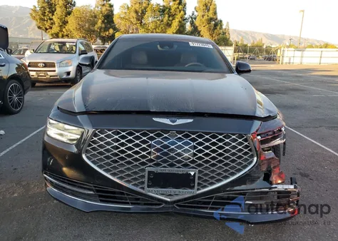 2021 Genesis G90 Ultimate из США, поврежденный, VIN KMTF54PH3MU084782